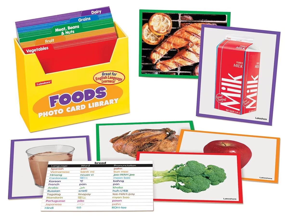 Foods Vocabulary Development Photo Card Library - US 2186