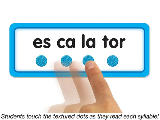 Touch & Read 4-Syllable Words Match - US 1495