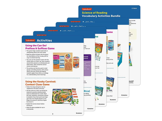 Science of Reading Vocabulary Activities Bundle - Gr. 3-4 - US 6214