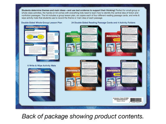 Theme & Main Idea Finding Evidence Kit - Gr. 4-5 - US 1915