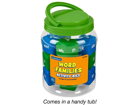 Word Families Giant Activity Dice - US 8097