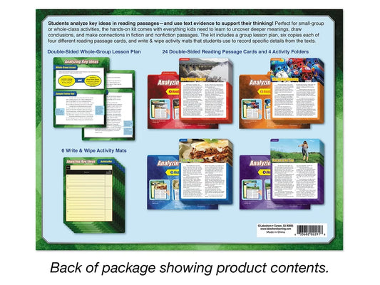 Analyzing Key Ideas Finding Evidence Kit - Gr. 4-5 - US 9473