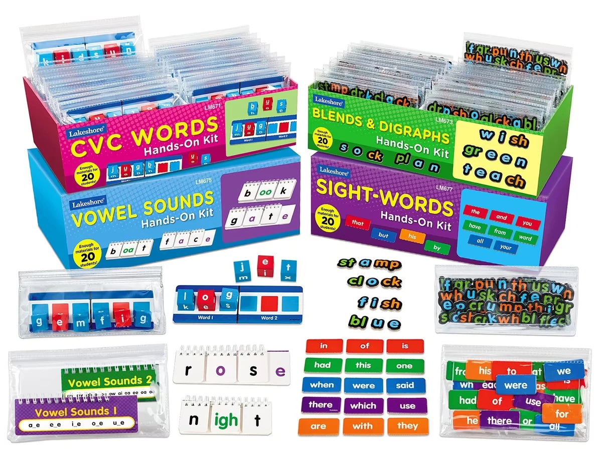 Hands-On Reading Skills Teaching Kits - Complete Set - US 4352
