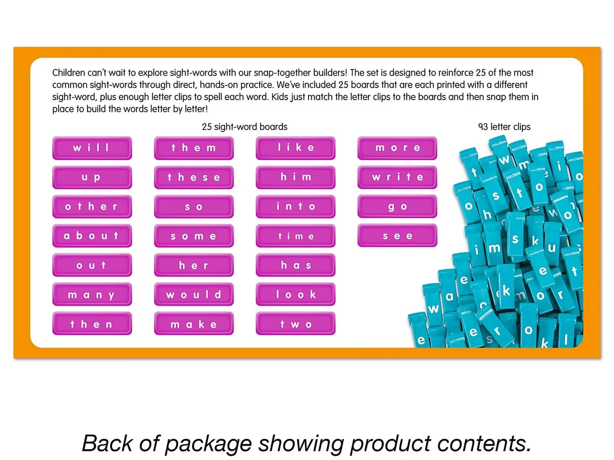 Snap & Build Sight-Words - Level 3 - US 5619