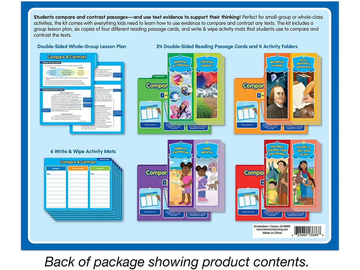 Compare & Contrast Finding Evidence Kit - Gr. 2-3 - US 6470