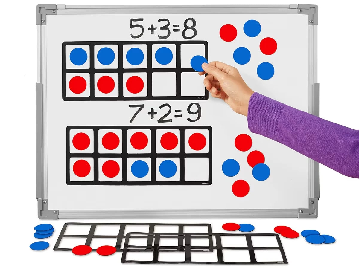 Jumbo Magnetic Ten-Frames - Set of 4 - US 2012