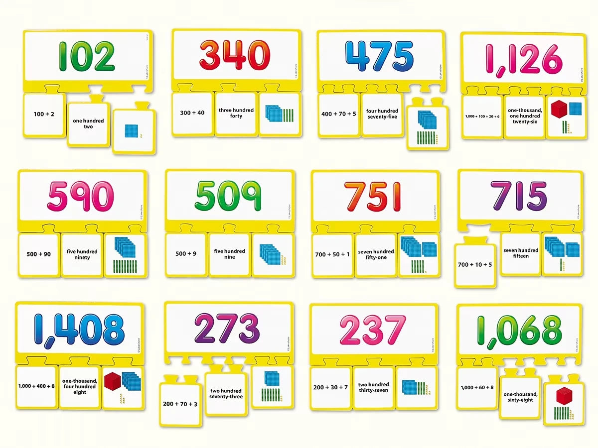 Place Value Equivalency Puzzles - US 4251