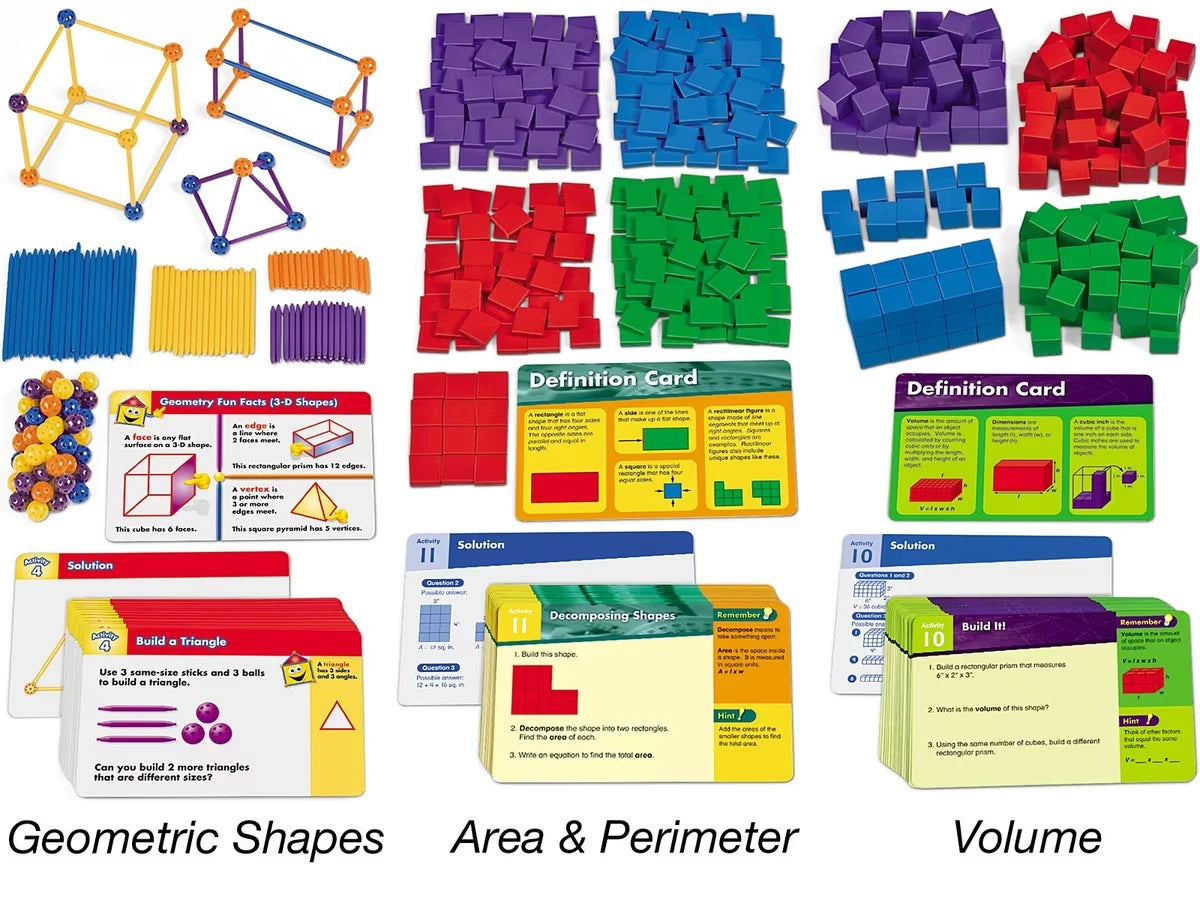 Build & Learn Geometry Kits - Complete Set - US 4714