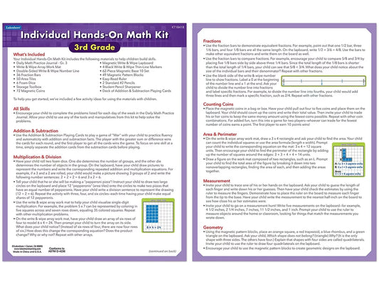 Individual Hands-On Math Kit – Gr. 3 - US 4123