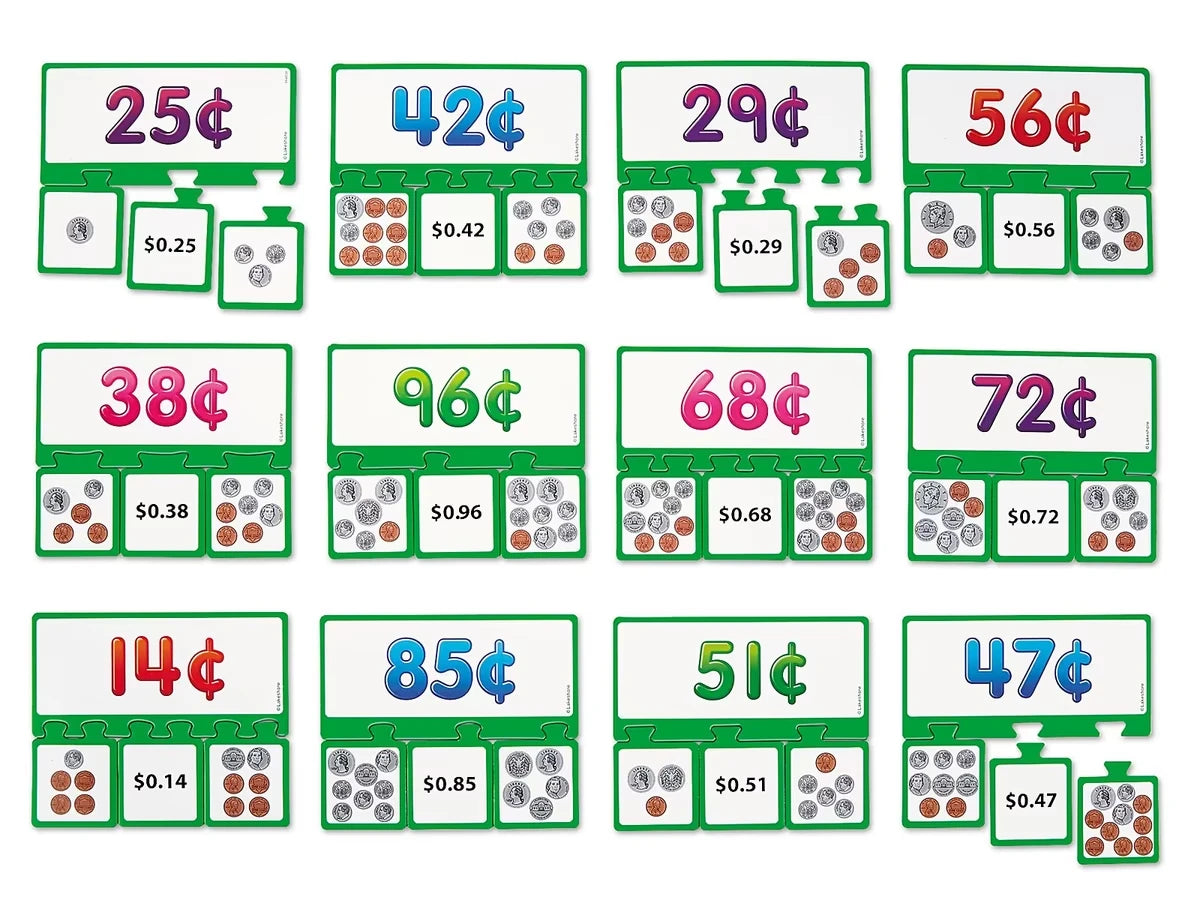 Money Equivalency Puzzles - US 5363