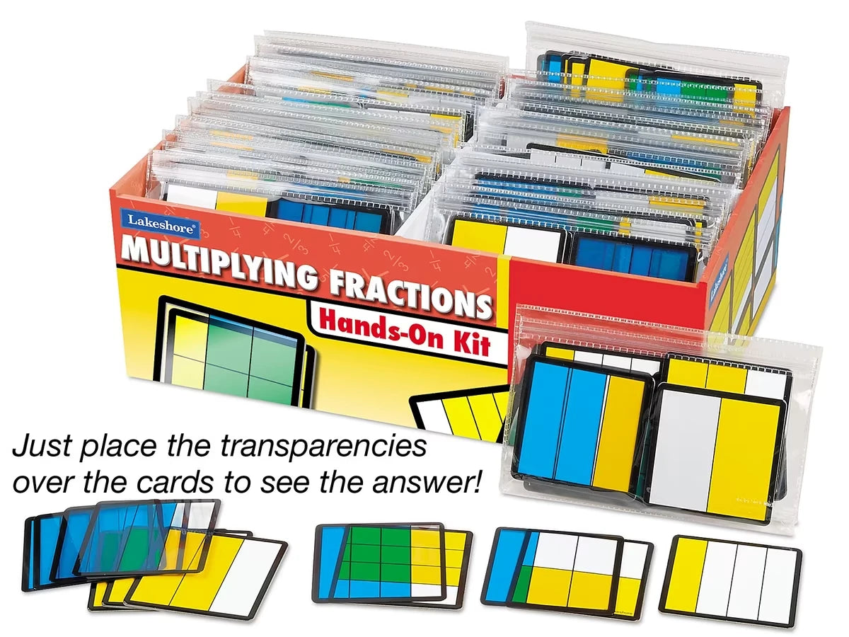 Multiplying Fractions Hands-On Teaching Kit - US 4305