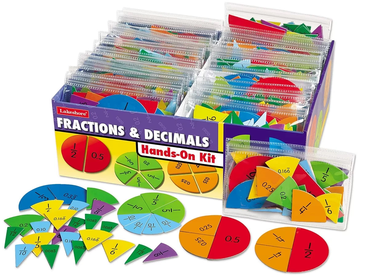 Fractions & Decimals Hands-On Teaching Kit - US 8373