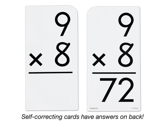 Multiplication 0-12 Flash Cards- 91 Cards - US 5279