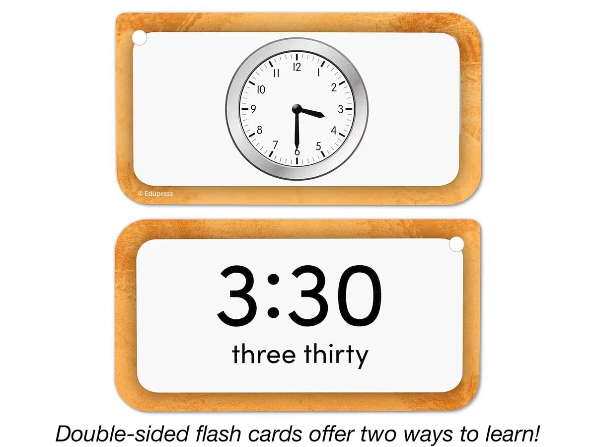 Telling Time Flash Cards - US 2662