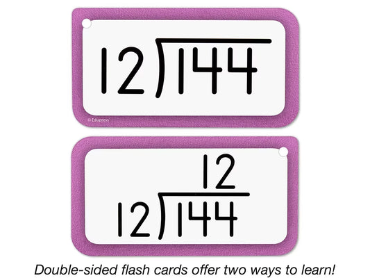 Division All Facts 0-12 Flash Cards - US 9967