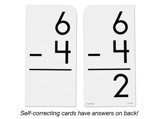 Subtraction 0-12 Flash Cards- 91 Cards - US 6433