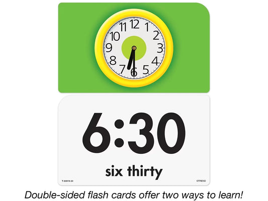Telling Time Pocket Flash Cards - US 2295