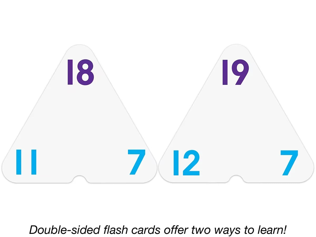 Addition & Subtraction Three-Corner® Flash Cards - US 2617