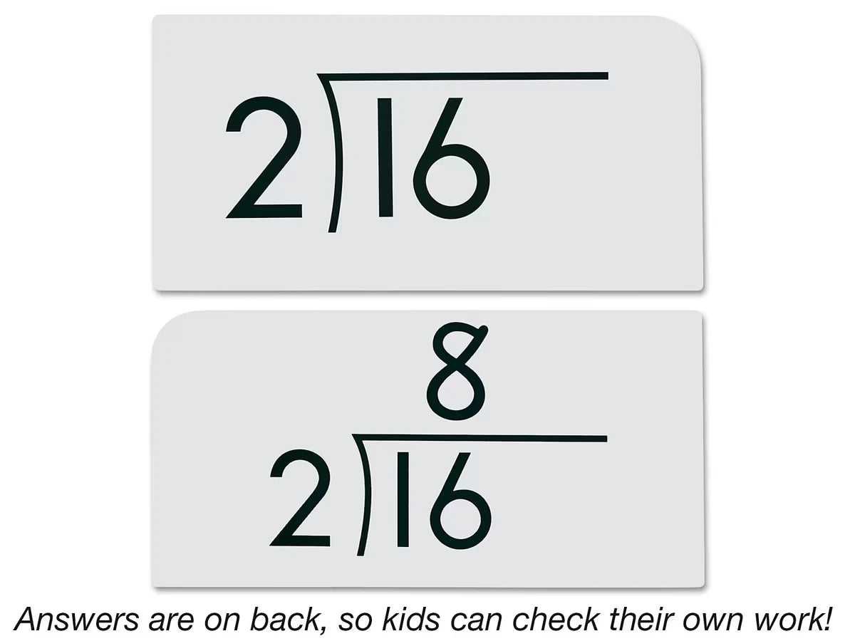 Division All Facts 0-12 Flash Cards - US 4463