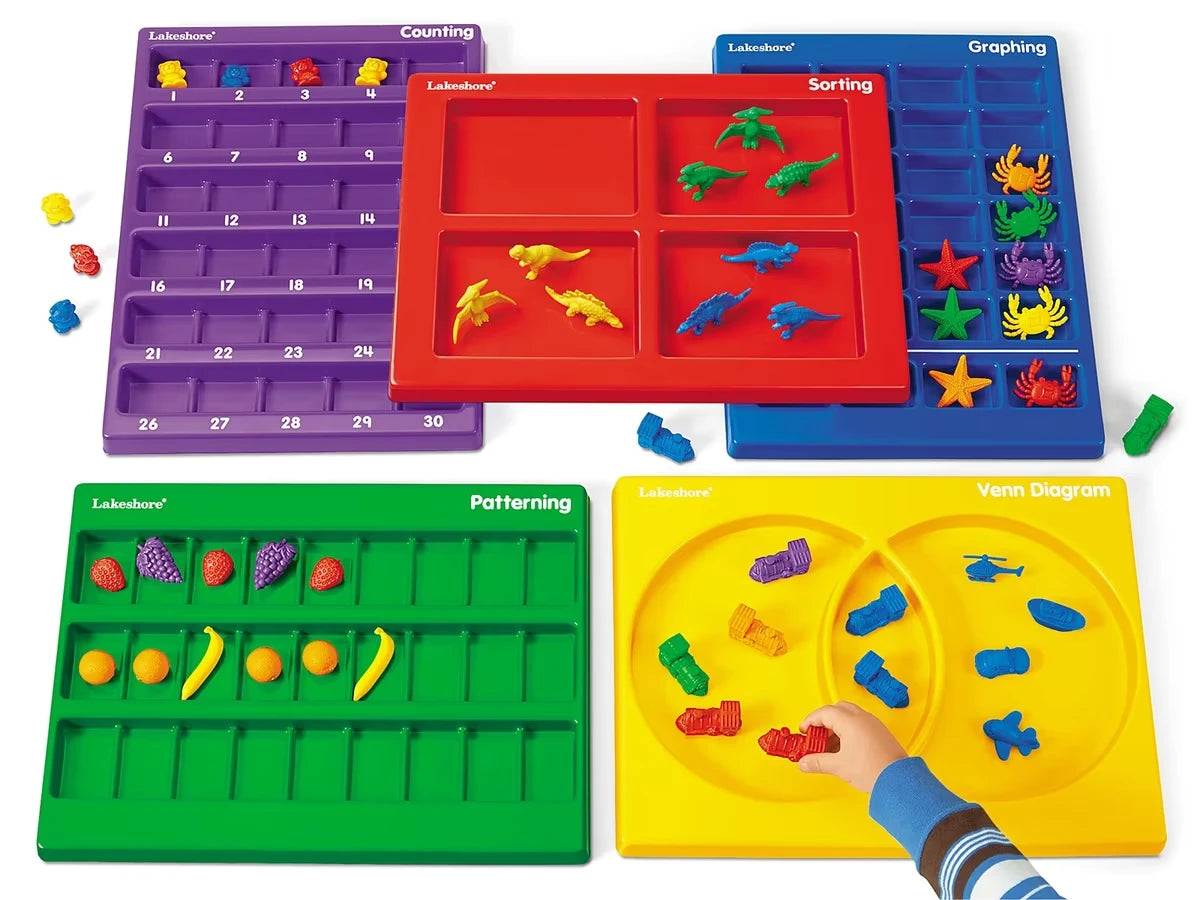 Lakeshore Hands-On Math Trays - Complete Set - US 9360