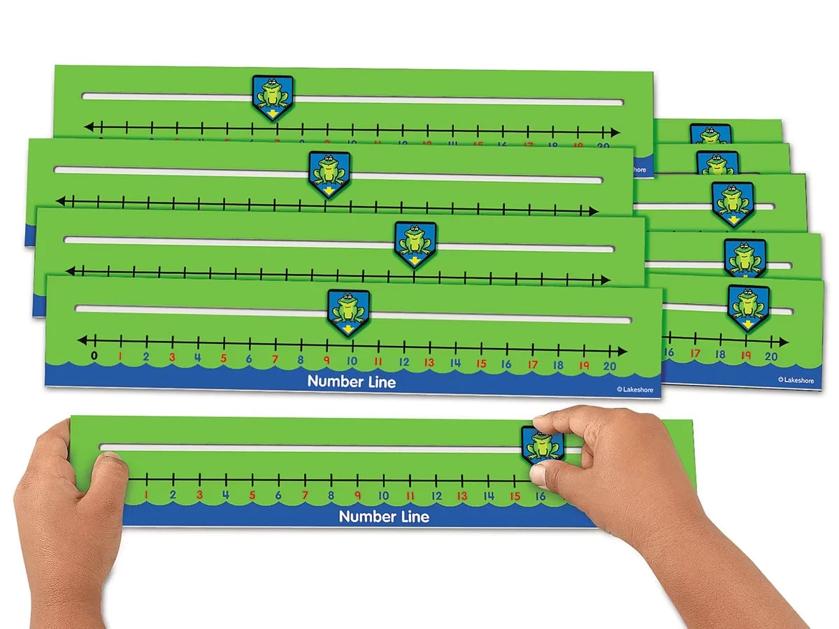 Number Line Slider Boards - Set of 10 - US 2411