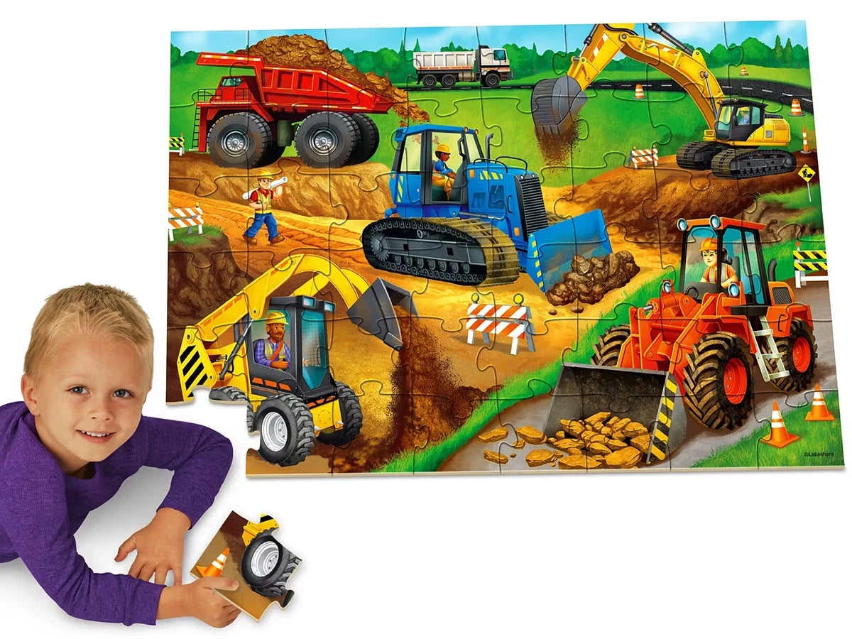 Construction Site Floor Puzzle - US 5270
