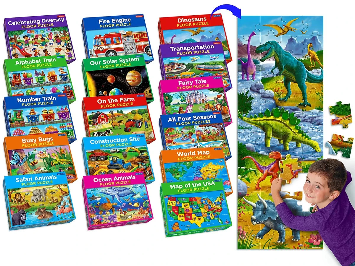 Classroom Floor Puzzles - Complete Set - US 4069