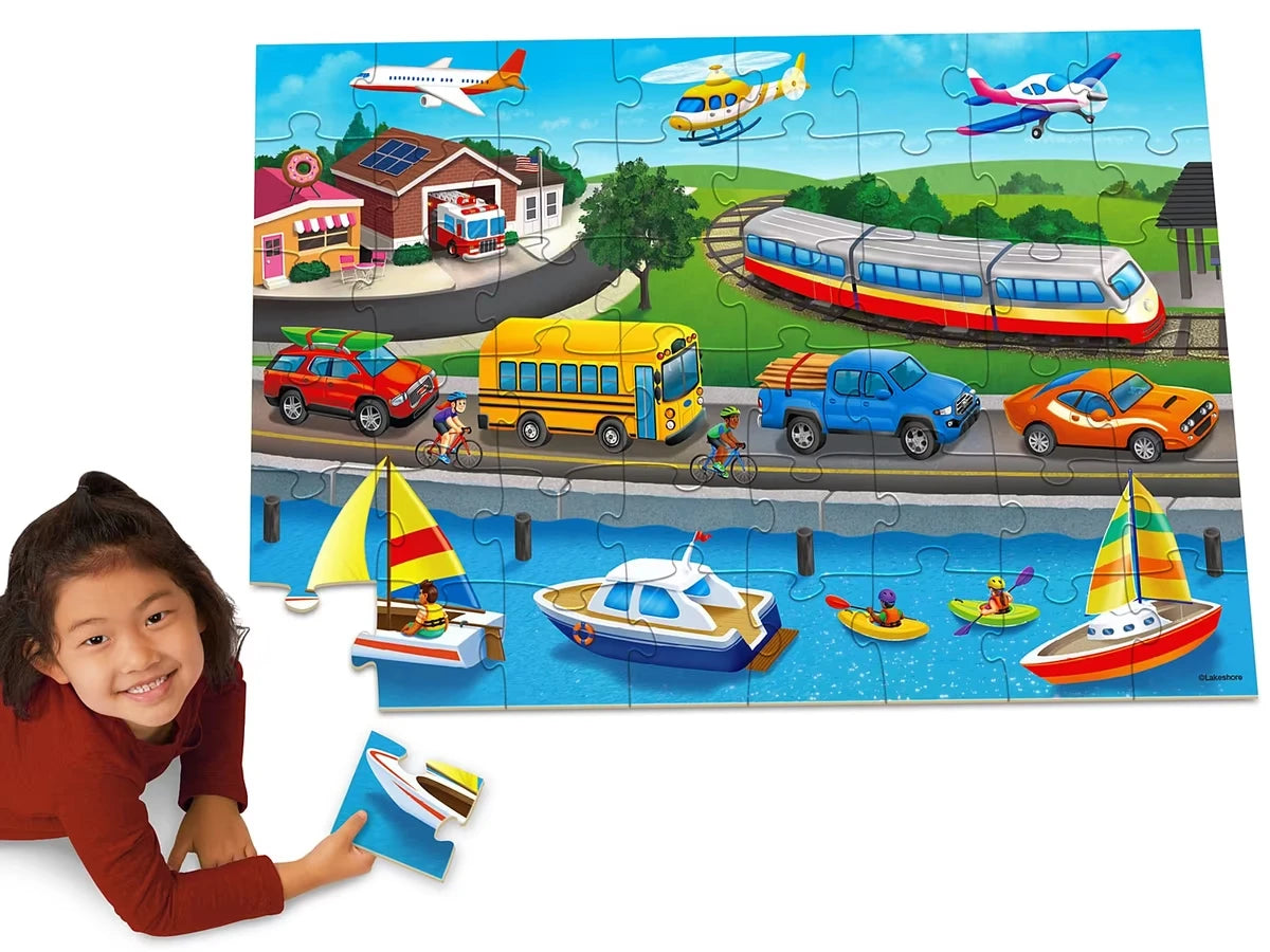 Transportation Floor Puzzle - US 8187