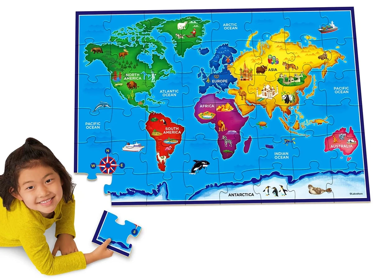 World Map Floor Puzzle - US 1265