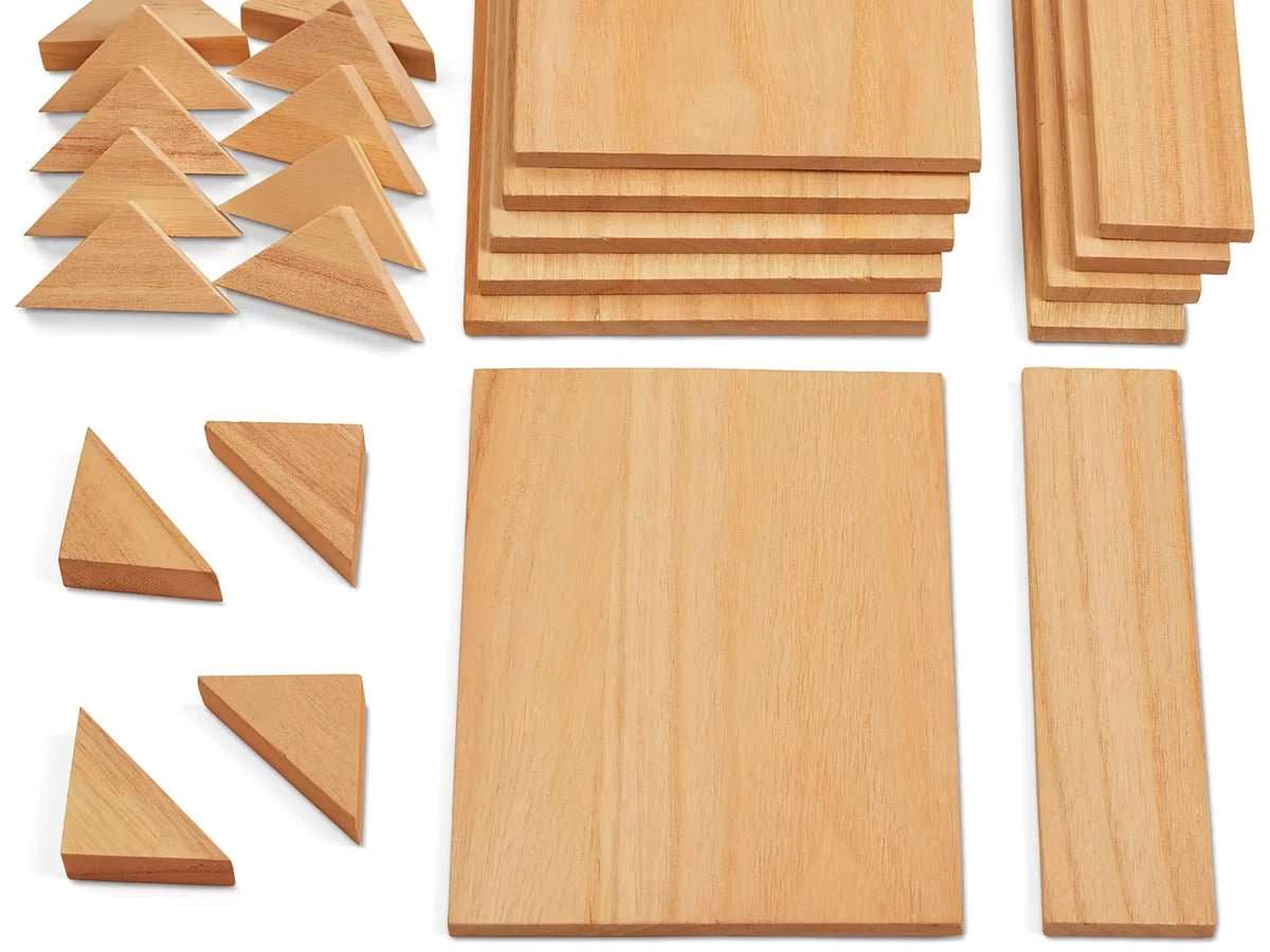 Maker Space Wooden Shapes Pack - US 8583