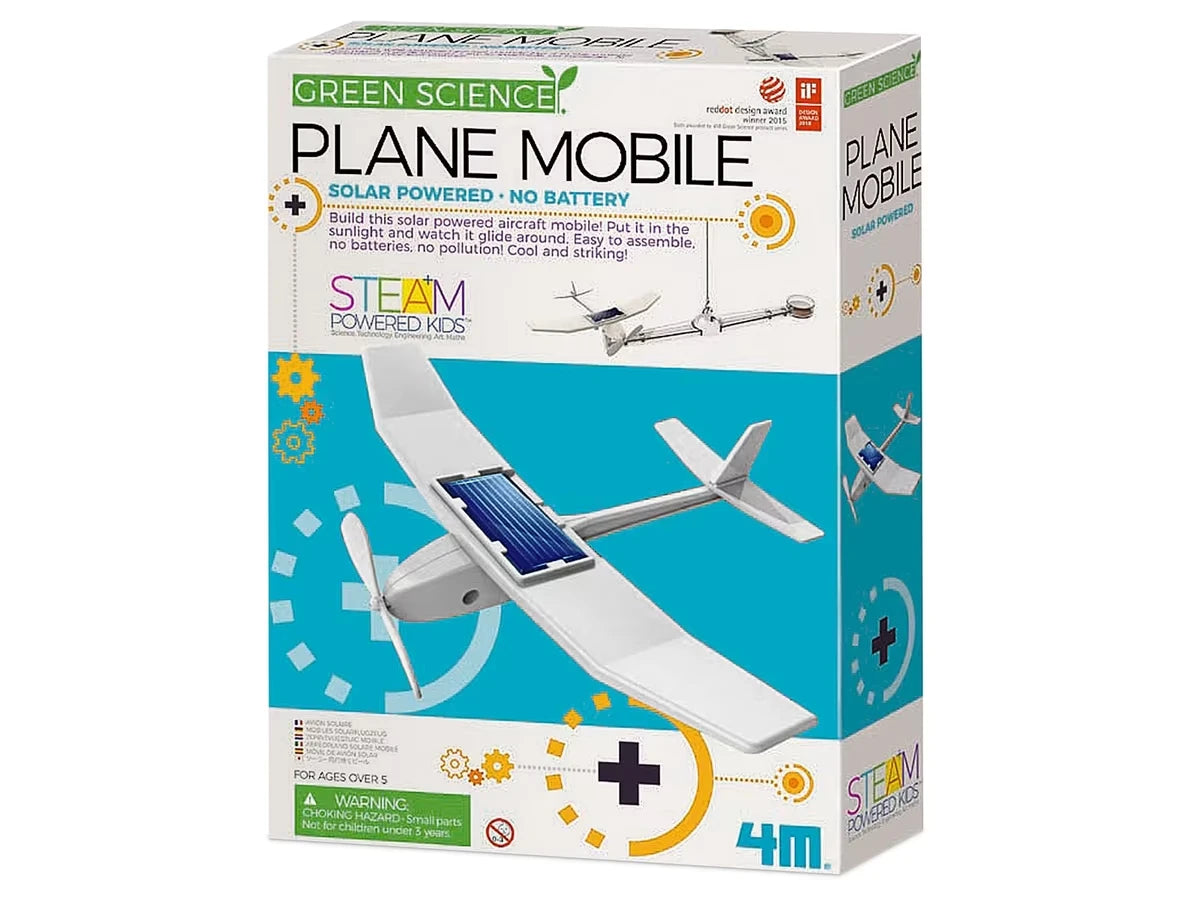 Solar-Powered Plane Mobile STEM Kit - US 4711