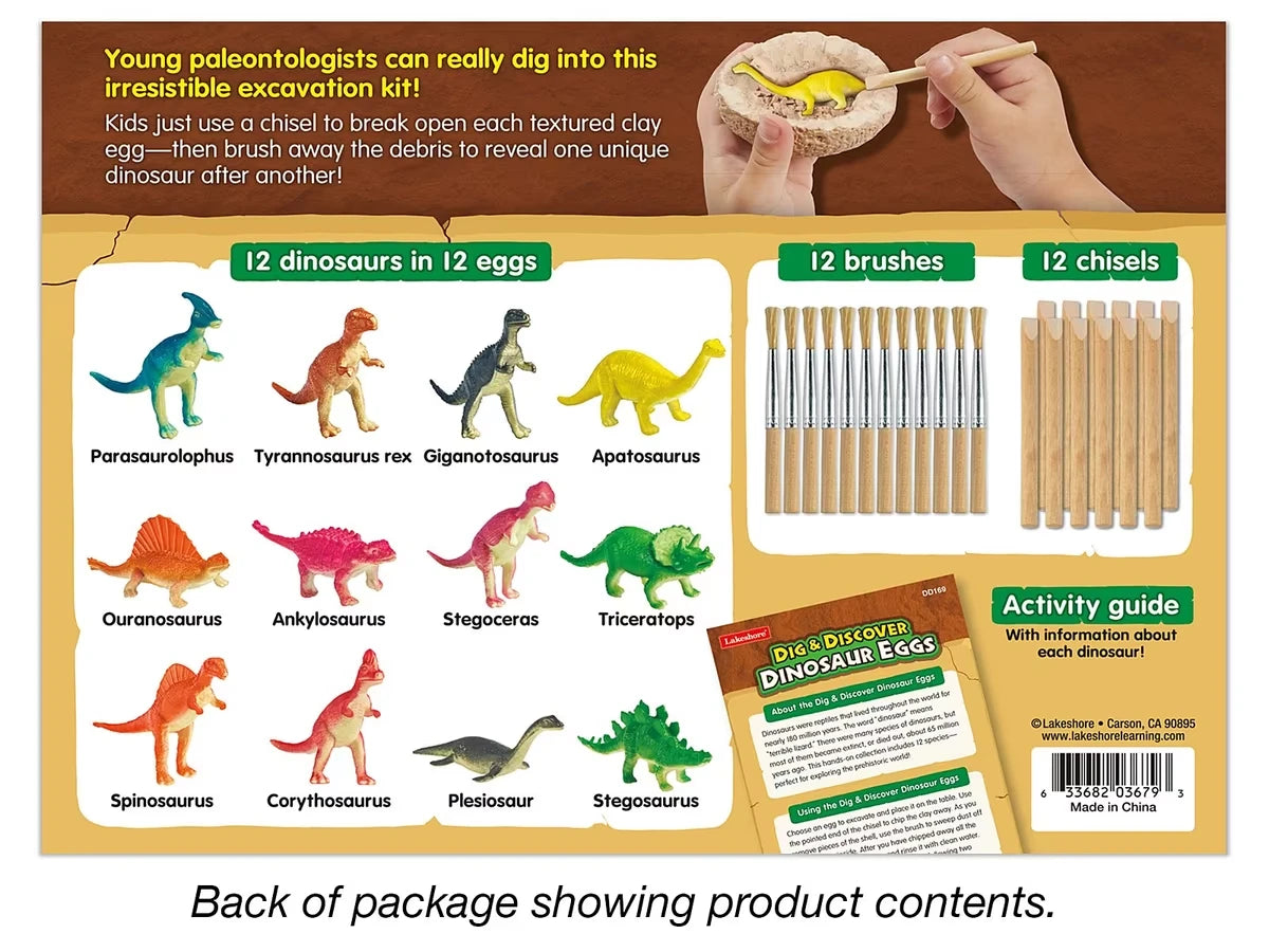 Dig & Discover Dinosaur Eggs - US 9068