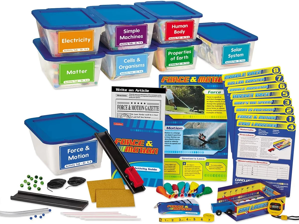 Learning Science Activity Tubs - Gr. 4-6 - Complete Set - US 6252