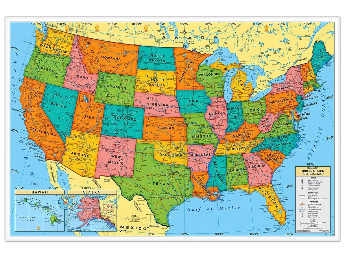 Write & Wipe U.S.A. Wall Map - US 5873