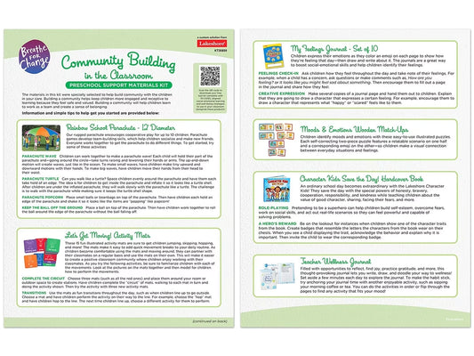 Breathe For Change Community Building in the Classroom - Preschool - US 7975