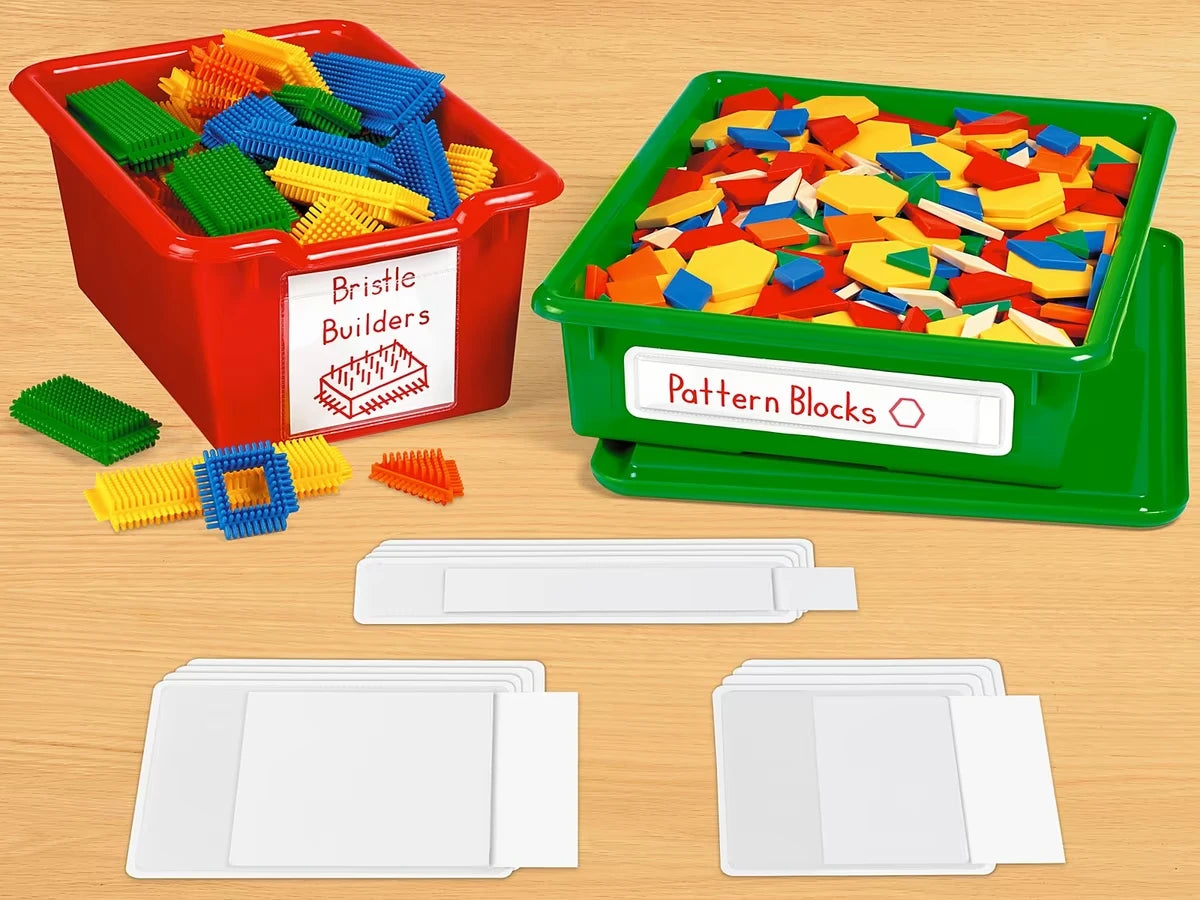 Self-Adhesive Classroom Labeling Pockets - Set of 30 - US 8510
