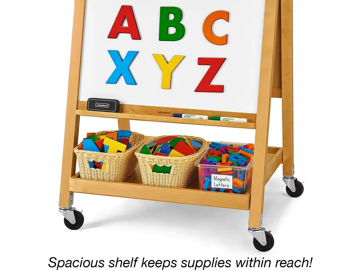 Hardwood Mobile Teaching Easel - US 2065