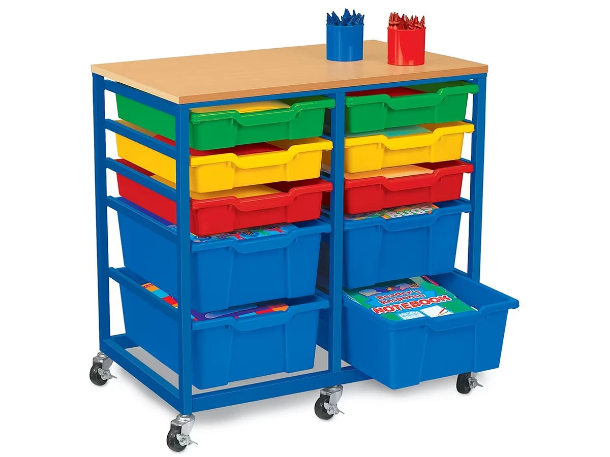 Mobile 10-Bin Storage Center - US 8020