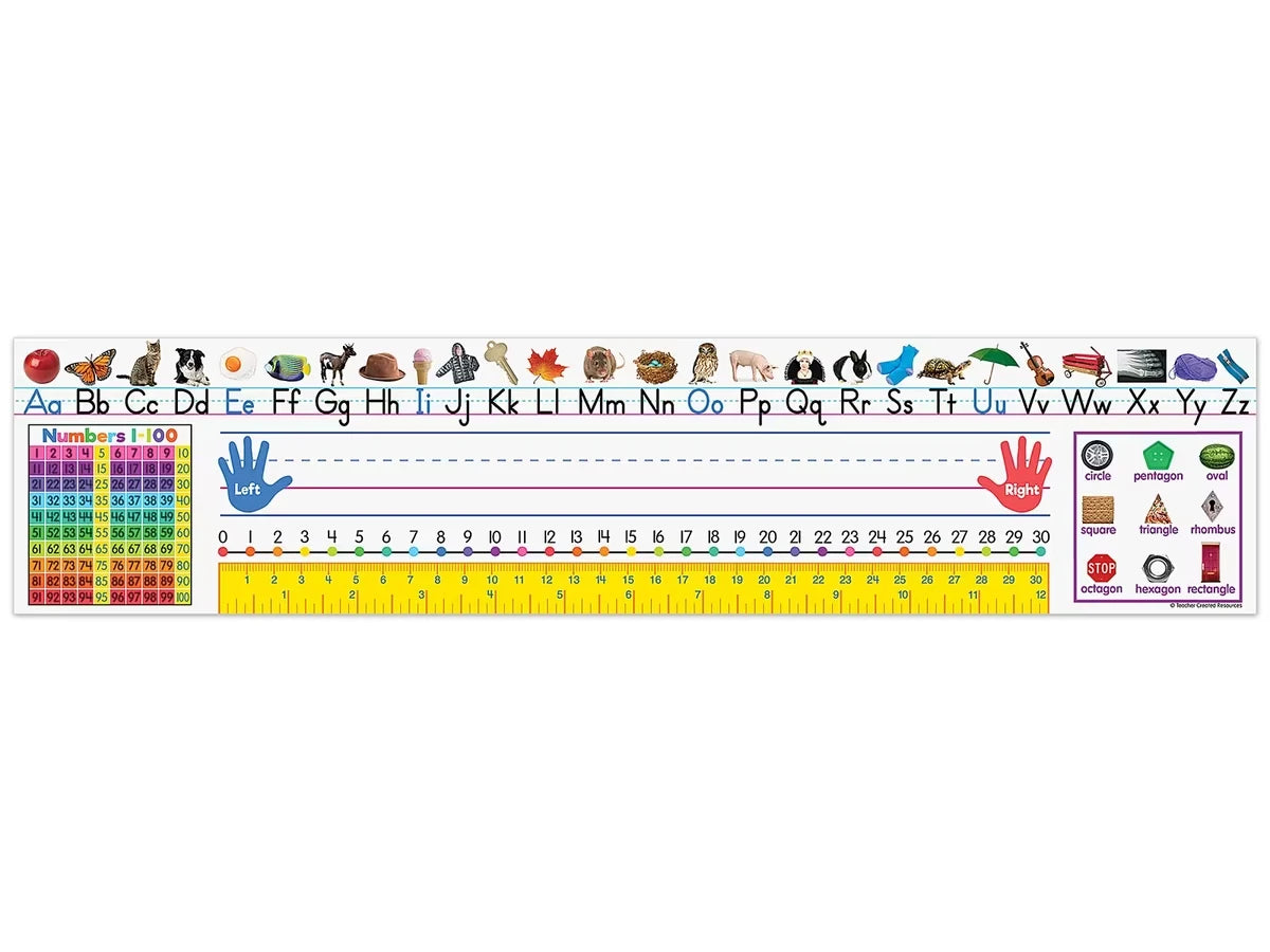 Colorful Traditional Print Nameplates - US 6043