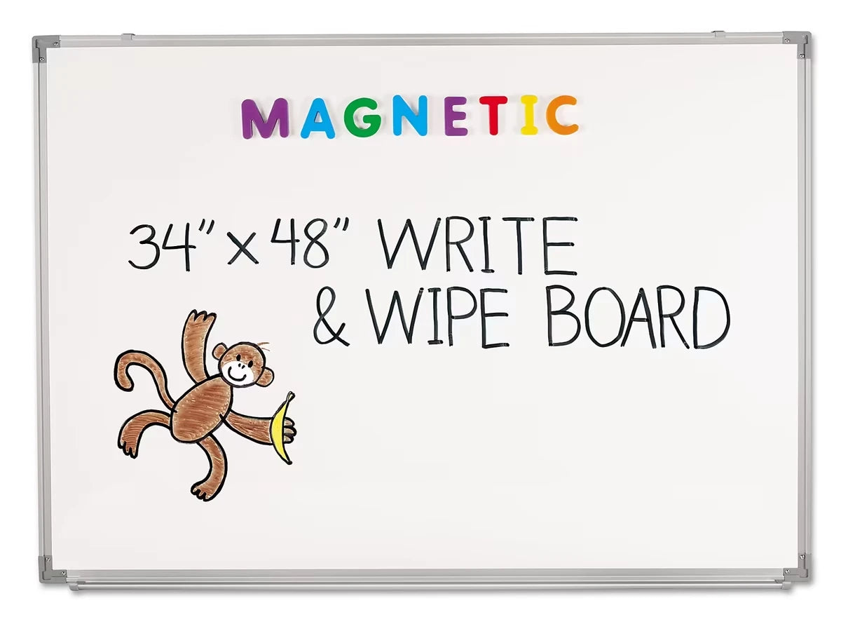 Magnetic Write & Wipe Board - 34" x 48" - US 7961