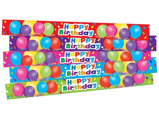 Birthday Slap Bracelets - US 7537