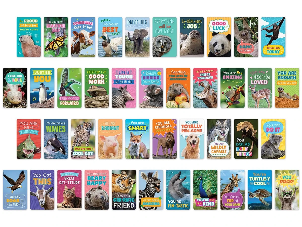 Go Wild Animal Encouragement Cards - US 1554
