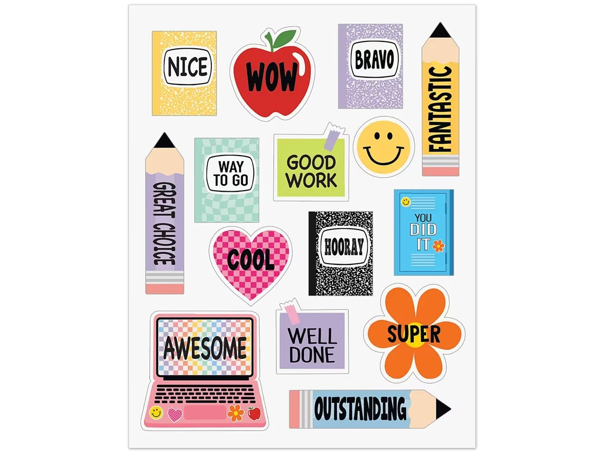 Cool for School Motivational Stickers - US 1192
