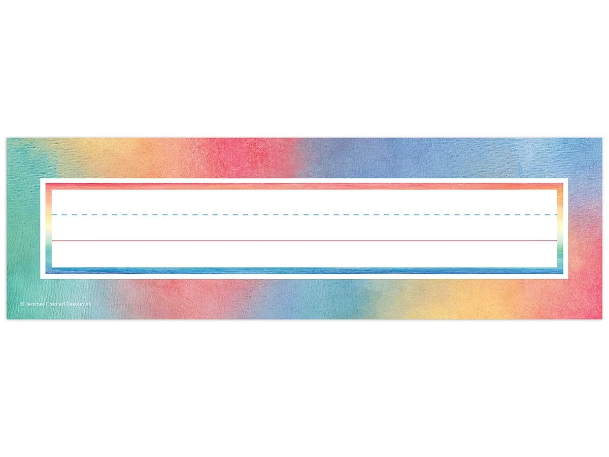 Watercolor Nameplates - US 4125