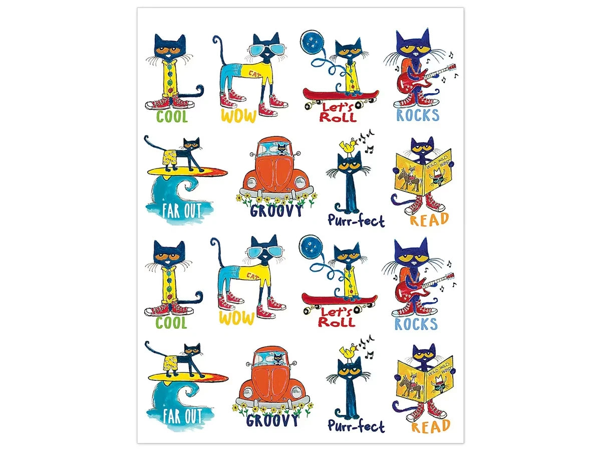 Pete the Cat® Motivational Stickers - US 7653