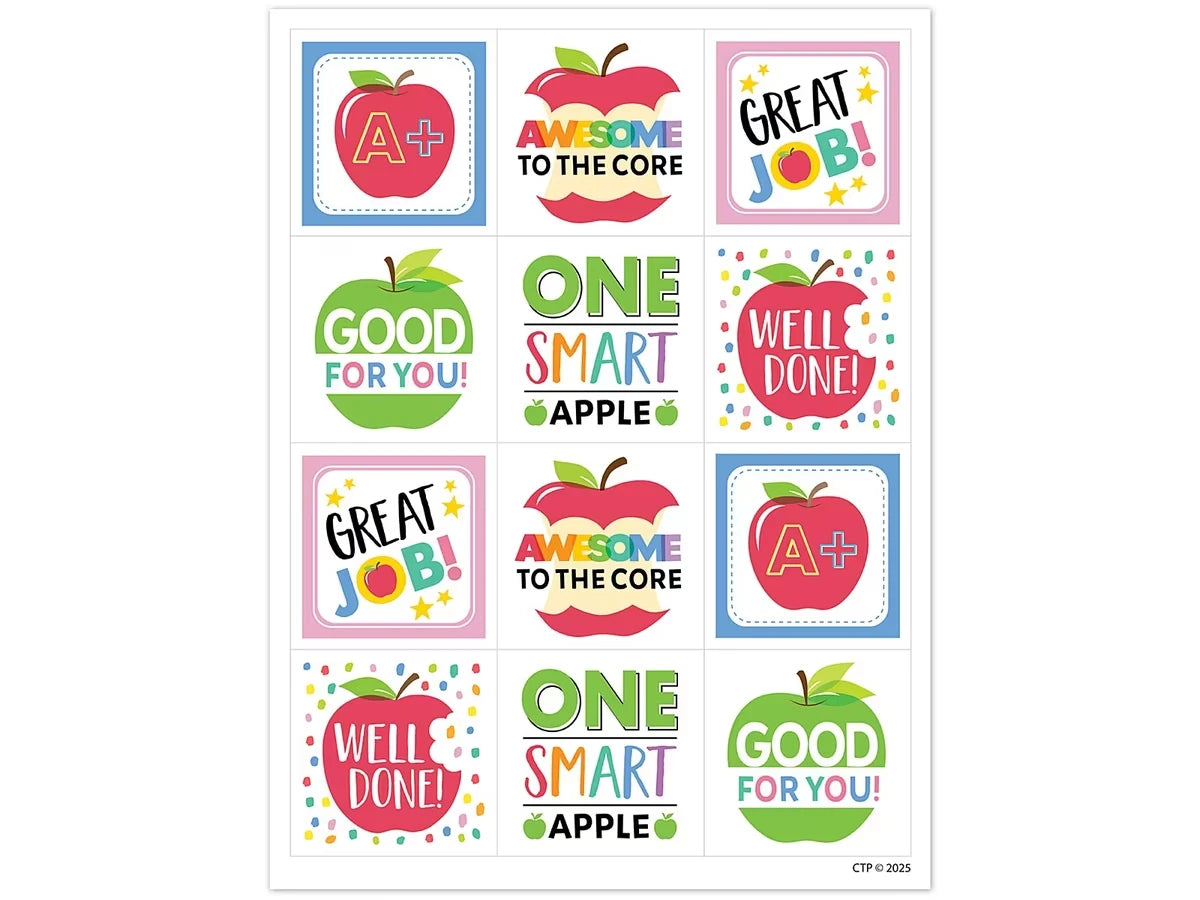 Apple Time Motivational Stickers - US 2875