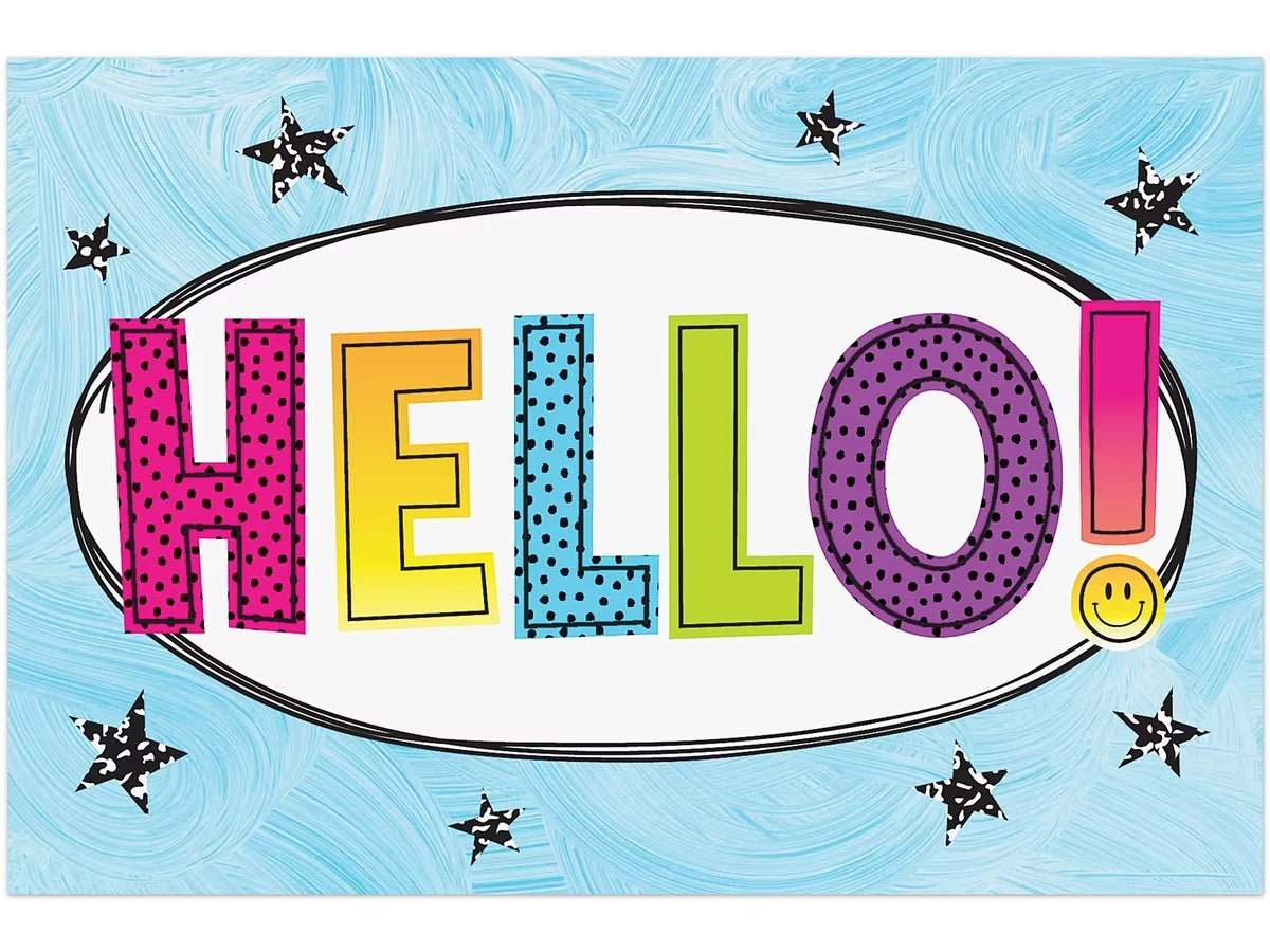 Brights 4Ever Hello Postcards - US 5195