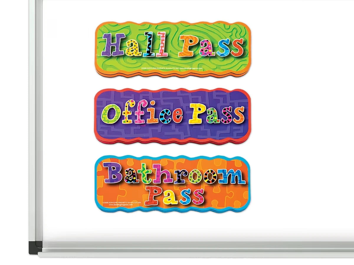 Magnetic Hall Passes - US 4122