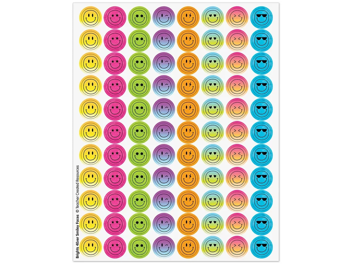 Brights 4Ever Smiley Stickers - US 6060