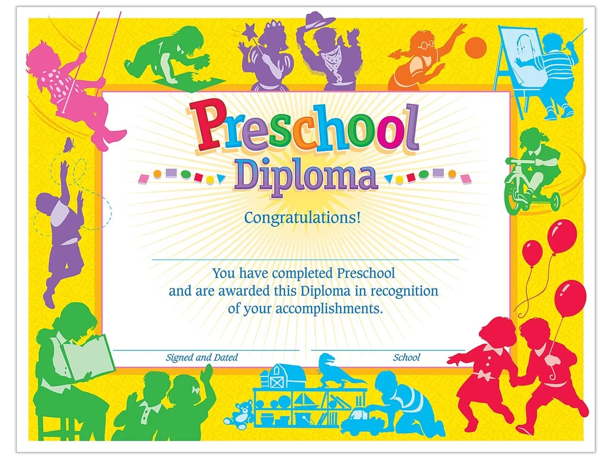 Preschool Graduation Certificates - US 2731